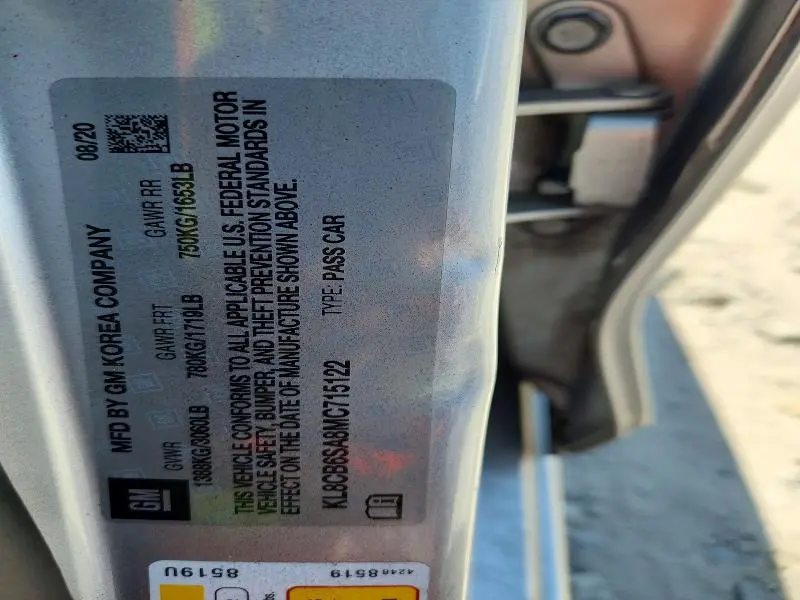 2021 CHEVROLET SPARK LS  