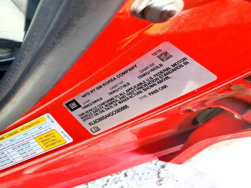 2016 CHEVROLET SPARK LS  