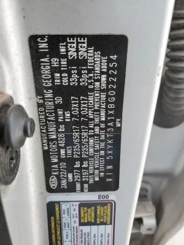 2011 KIA SORENTO BASE  