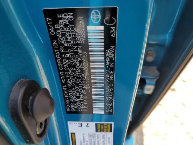 2017 TOYOTA PRIUS PRIME   