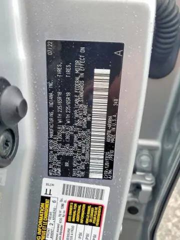 2022 TOYOTA HIGHLANDER HYBRID LE  