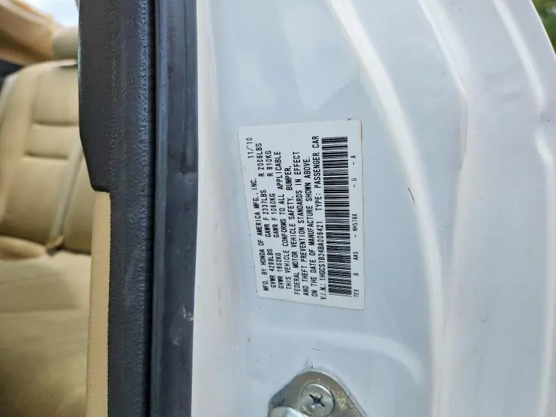 2011 HONDA ACCORD LX-S  