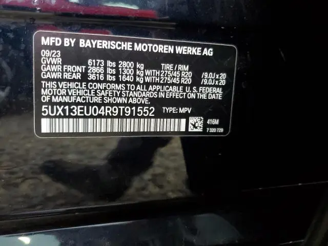 2024 BMW X5 SDRIVE 40I  