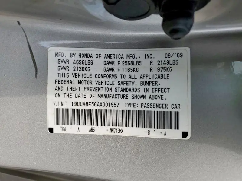 2010 ACURA TL   