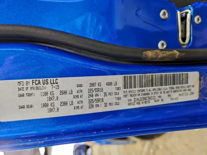 2019 JEEP COMPASS LIMITED  