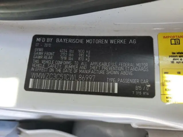 2012 MINI COOPER S COUNTRYMAN  