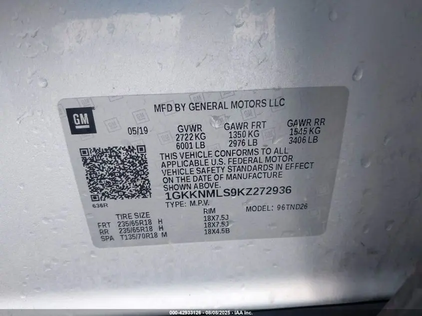 2019 GMC ACADIA SLT-1