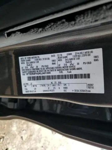 2019 FORD RANGER XL  
