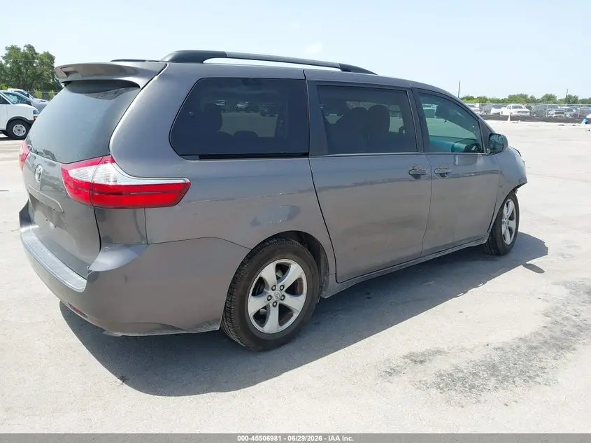 2017 TOYOTA SIENNA LE 8 PASSENGER