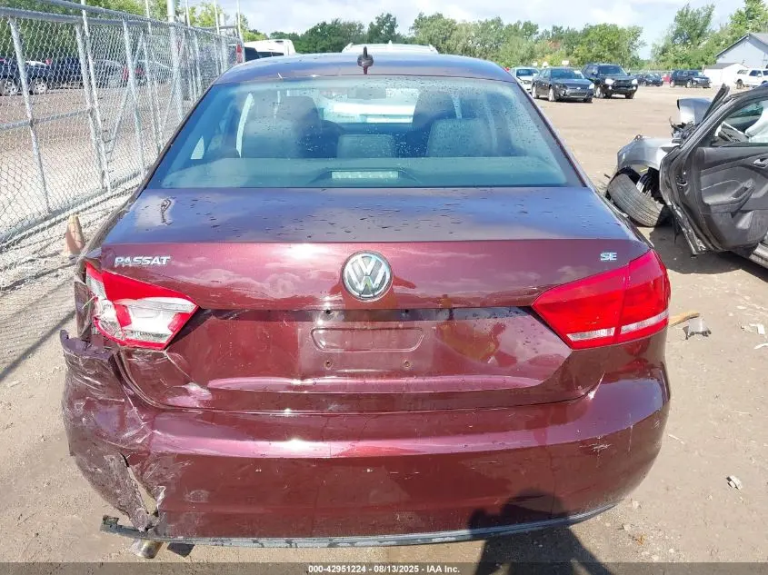 2012 VOLKSWAGEN PASSAT 2.5L SE