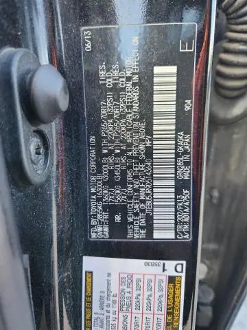 2013 TOYOTA 4RUNNER SR5  