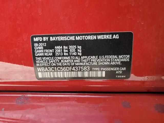 2013 BMW 328 I SULEV