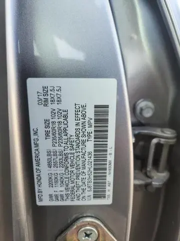 2017 ACURA RDX TECHNOLOGY  