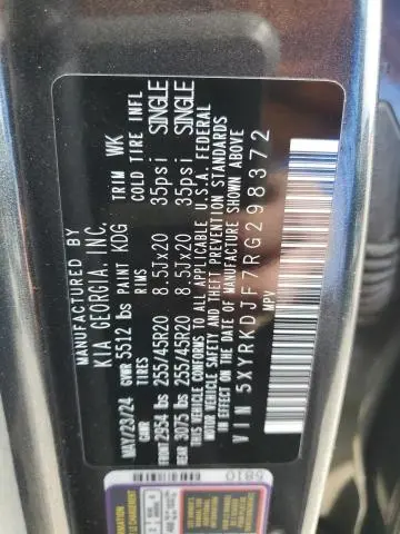 2024 KIA SORENTO SX  
