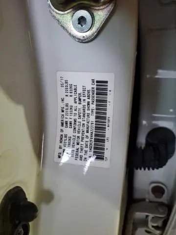 2017 HONDA ACCORD EXL  