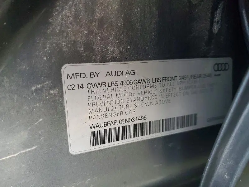 2014 AUDI A4 PREMIUM  