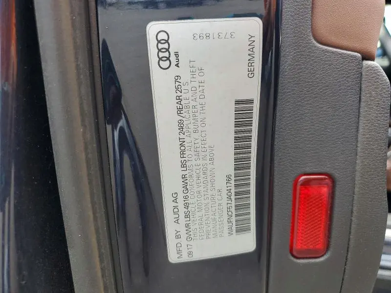 2018 AUDI A5 PRESTIGE S-LINE  