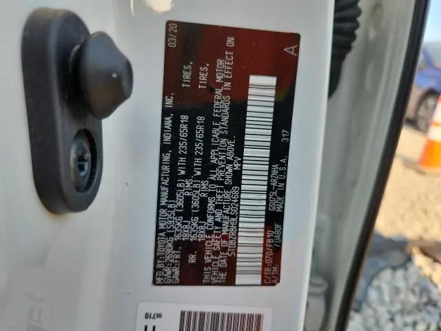 2020 TOYOTA HIGHLANDER L  