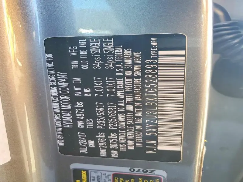 2018 HYUNDAI SANTA FE SPORT   