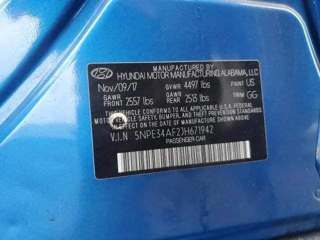 2018 HYUNDAI SONATA SPORT  