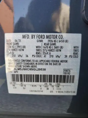 2025 LINCOLN AVIATOR BLACK LABEL  