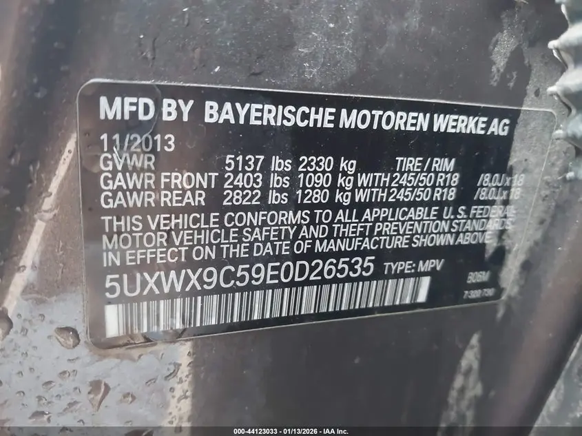 2014 BMW X3 XDRIVE28I