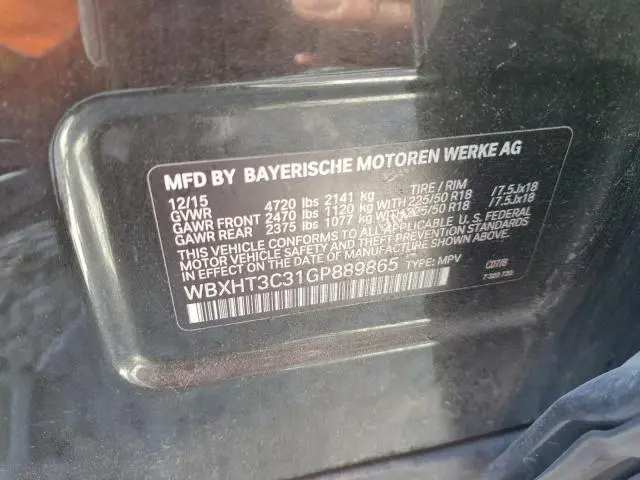 2016 BMW X1 XDRIVE28I  