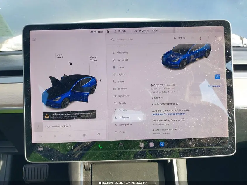 2018 TESLA MODEL 3 LONG RANGE/PERFORMANCE