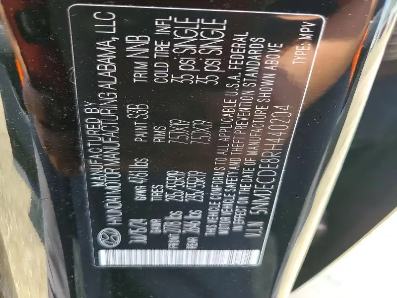 2024 HYUNDAI TUCSON LIMITED  