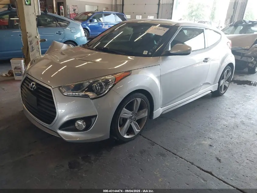 2013 HYUNDAI VELOSTER TURBO W/BLUE