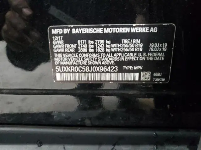 2018 BMW X5 XDRIVE35I  