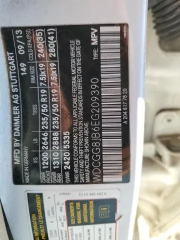 2014 MERCEDES-BENZ GLK 350 4MATIC  