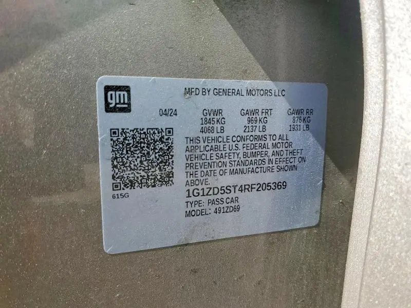 2024 CHEVROLET MALIBU LT  