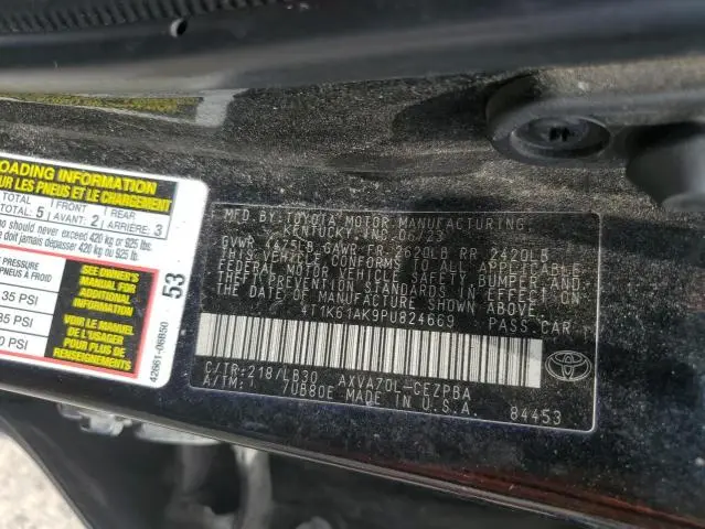 2023 TOYOTA CAMRY XSE  