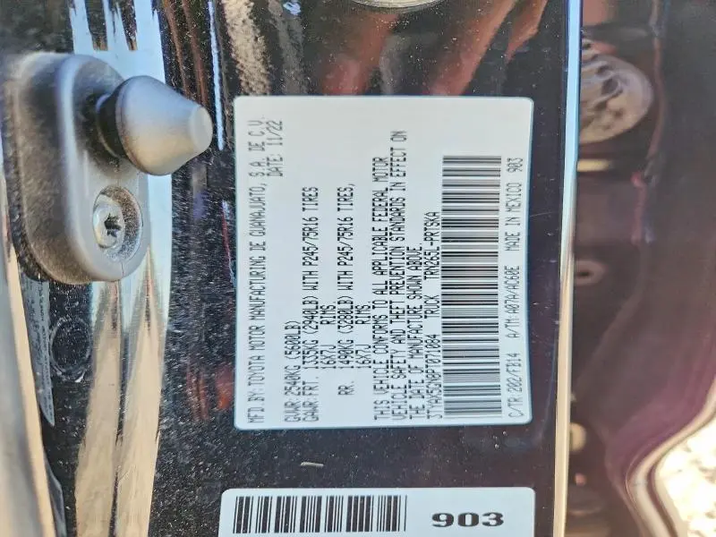 2023 TOYOTA TACOMA SR  