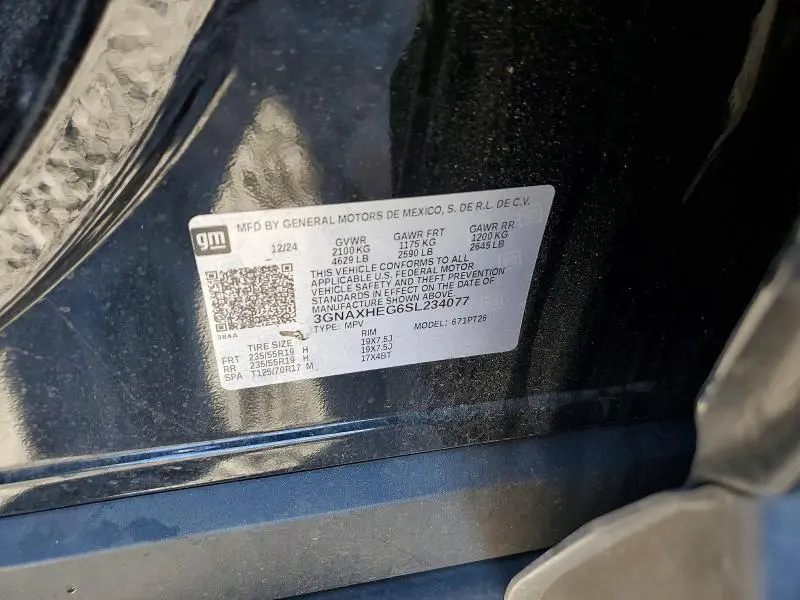 2025 CHEVROLET EQUINOX LT  