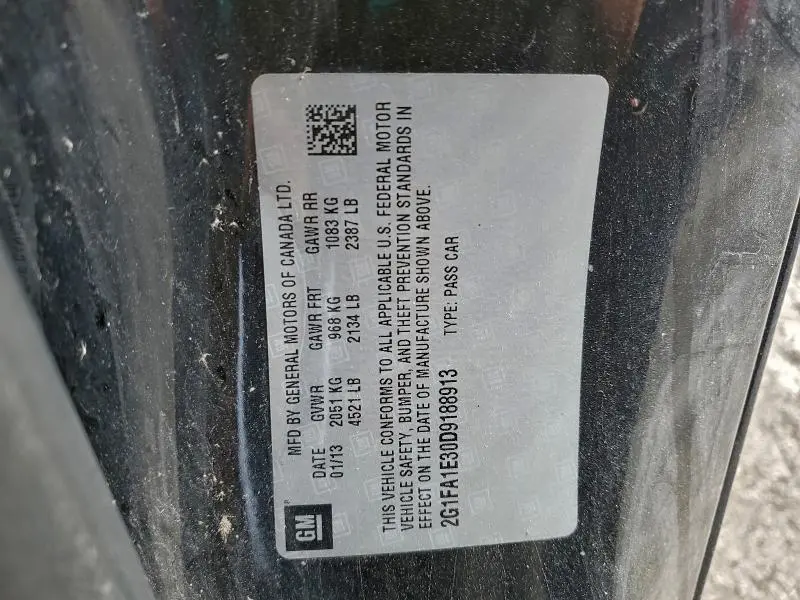 2013 CHEVROLET CAMARO LS  