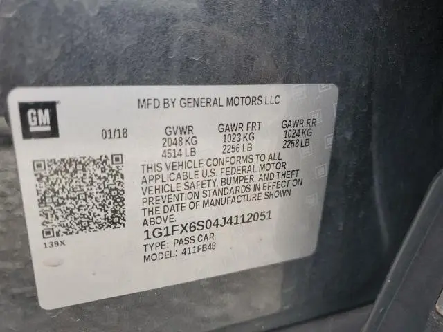 2018 CHEVROLET BOLT EV PREMIER