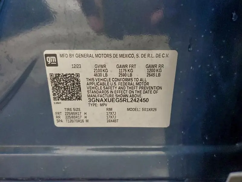 2024 CHEVROLET EQUINOX LT *** PRIOR FLEET ***
