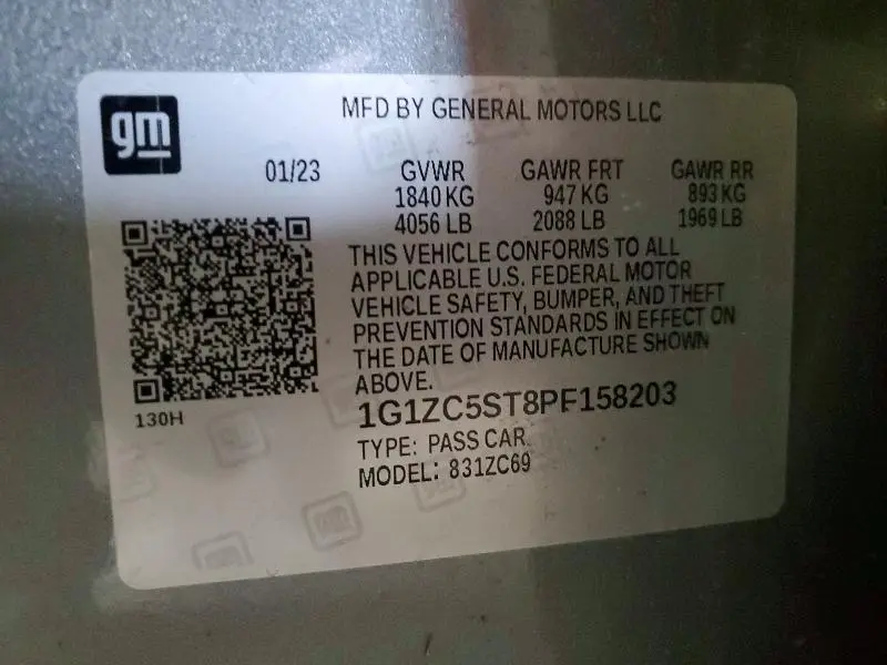 2023 CHEVROLET MALIBU LS  