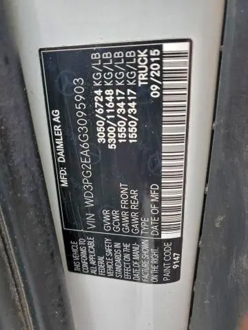 2016 MERCEDES-BENZ METRIS   