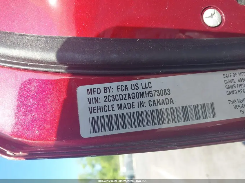 2021 DODGE CHALLENGER SXT