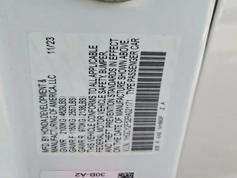 2024 HONDA ACCORD HYBRID SPORT  