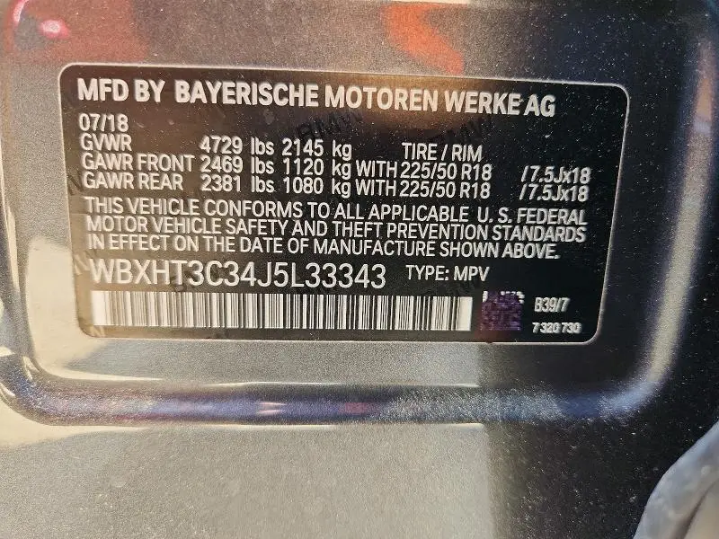 2018 BMW X1 XDRIVE28I  