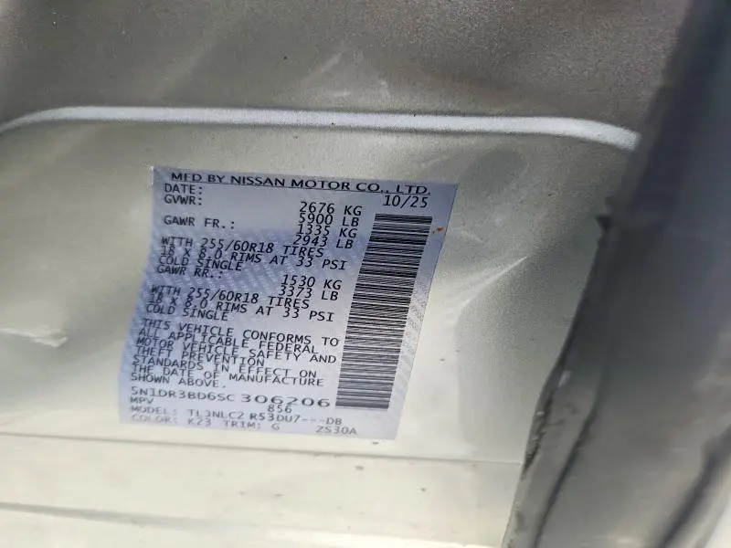2025 NISSAN PATHFINDER ROCK CREEK  
