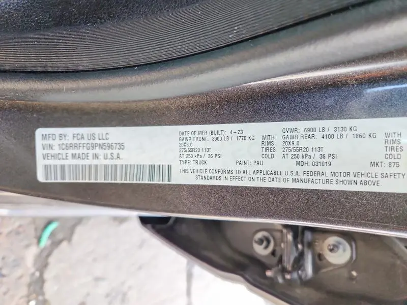 2023 RAM 1500 BIG HORN/LONE STAR  