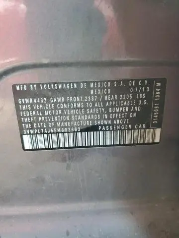 2014 VOLKSWAGEN JETTA TDI  