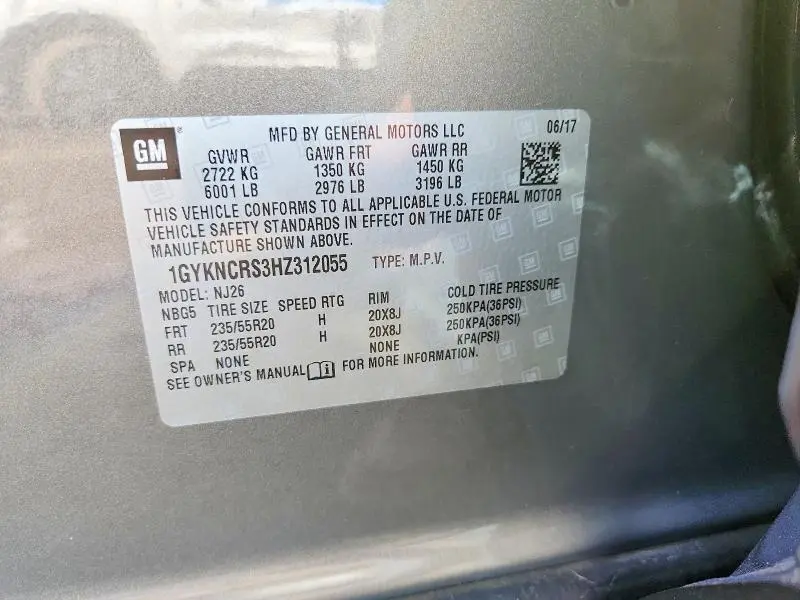 2017 CADILLAC XT5 PREMIUM LUXURY  