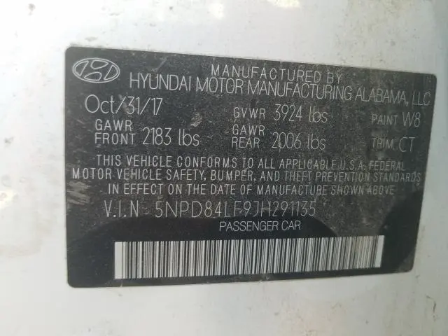 2018 HYUNDAI ELANTRA SEL