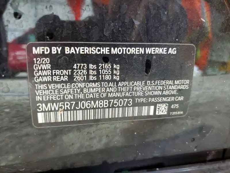 2021 BMW 330XI   